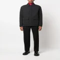 Pal Zileri flap-pocket quilted jacket - Black
