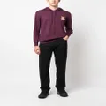 Moschino Teddy-Bear virgin-wool hoodie - Purple