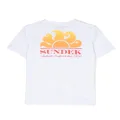 Sundek logo-print cotton T-shirt - White