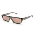Dunhill tinted-lenses rectangle-frame sunglasses - Grey