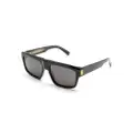 Dunhill tinted-lenses rectangle-frame sunglasses - Black