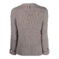 Thom Browne Crisscross cable-knit cardigan