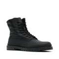 Philipp Plein logo-embossed ankle boots - Black