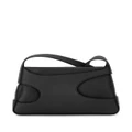 Ferragamo cut-out detailing leather mini bag - Black