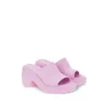 Ferragamo 55mm open-toe platform slides - Pink