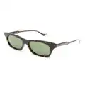 Gucci Eyewear tortoiseshell-effect square-frame sunglasses - Brown