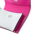 Marni two-tone logo-print wallet - Pink