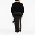 IRO Adsila cut-out wool sweater - Black