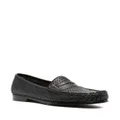 TOM FORD interwoven-design leather loafers - Black