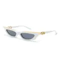 Valentino Eyewear VLogo cat-eye sunglasses - White
