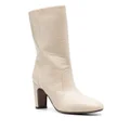 Chie Mihara Eyta 90mm leather boots - Neutrals
