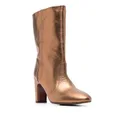 Chie Mihara Eyta 85mm metallic-effect boots - Gold