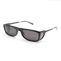 Dunhill side-flap square-frame sunglasses - Black