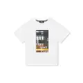 Dkny Kids photograph-print cotton T-shirt - White