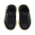 Ferragamo logo-debossed hi-top sneakers - Black