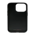 Dolce & Gabbana logo-plaque iPhone 14 Pro case - Black