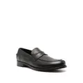 Canali calf leather loafers - Black