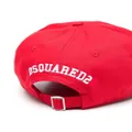 Dsquared2 logo-embroidered cotton baseball cap