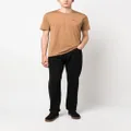 Kiton logo-print cotton T-shirt - Brown