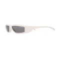 Rick Owens rectangular frame sunglasses - White