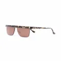 Nanushka Rigel square-frame sunglasses - Brown