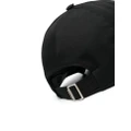 MSGM embroidered-logo cotton baseball cap - Black