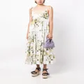 ERDEM Azami floral-print linen maxi dress - White