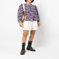 ISABEL MARANT Zara floral-print blouse - Purple