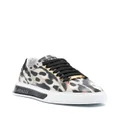 Roberto Cavalli leopard-print leather sneakers - Neutrals