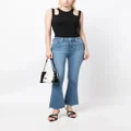 PAIGE Claudine cropped flared jeans - Blue