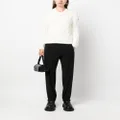 Moncler drawstring-waist slim-fit trousers - Black