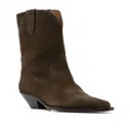 ISABEL MARANT Dahope 60mm suede boots - Brown