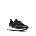 Roberto Cavalli logo-print drawstring sneakers - Black