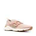 Tod's chain-embellished woven sneakers - Pink