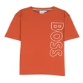 BOSS Kidswear logo-print short-sleeve T-shirt - Orange