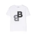 BOSS Kidswear logo-print short-sleeve T-shirt - White