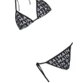 Balmain logo-print bikini set - Black