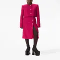 Nina Ricci long-sleeve cropped wool jacket - Pink