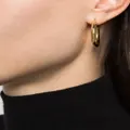 Jil Sander small hoop earrings - Gold
