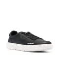 Love Moschino low-top leather sneakers - Black