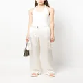 Theory satin-finish wide-leg trousers - Neutrals
