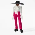 Nina Ricci high-waisted straight-leg trousers - Pink