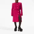 Nina Ricci high-waisted wool pencil skirt - Pink