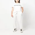 Moncler embroidered-logo cotton T-Shirt - White