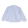 Il Gufo long-sleeve pinstriped poplin shirt - White