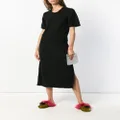 Pringle of Scotland knitted midi skirt - Black