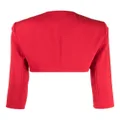 Paule Ka Ottoman cropped jacket - Red