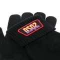 Dsquared2 logo-patch gloves - Black