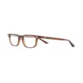 Montblanc logo-plaque D-frame glasses - Brown