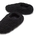 Moon Boot faux-curly-fur slippers - Black